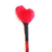 Fluffy Heart Crop (Red)