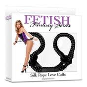 FF Silk Rope Love Cuffs Black