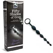 50 Shades Pleasure Intens Anal Beads Blk