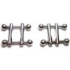 Rouge Ball End Nipple Clamps