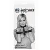 SS S&M Shadow Neck & Wrist Restraint Blk