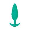 b-Vibe Twist Texture Vibrating Plug Grn