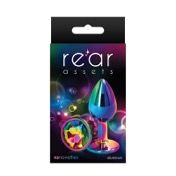 Rear Assets Anal Plug Small Rainbow