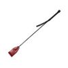 Leather Riding Crop Burgundy/Black