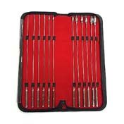 Stainless 12 Piece Rosebud Dilator Set