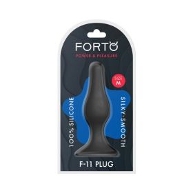 Forto F-11 Lungo Silicone Plug Med Blk