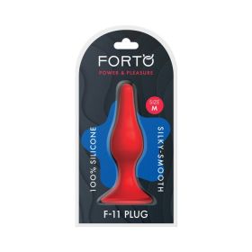 Forto F-11 Lungo Silicone Plug Med Red