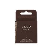 LELO HEX Respect XL Condoms 3-Pack