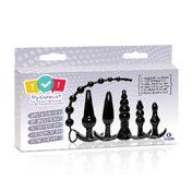 Try-Curious Anal Plug Kit Black