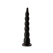 Tantus Cowboy Beaded Dildo Black BOX
