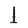 Tantus Ripple Small Beaded Plug Black