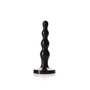 Tantus Ripple Small Beaded Plug Black