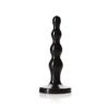 Tantus Ripple Large Beaded Plug Black