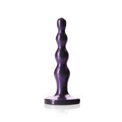 Tantus Ripple Large Beaded Plug Purple