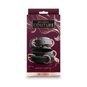 Bondage Couture Wrist Cuffs Black