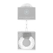 Ouch Beginner's Furry Handcuffs White