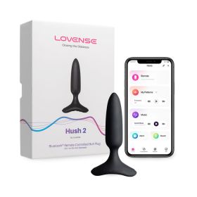 Lovense Hush 2 Vibrating ButtPlug XS 1in