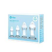 b-Vibe Anal Dilators Glass Plug Set