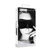 Ouch B&W Satin Curvy Eye Mask Black