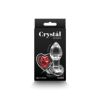 Crystal Desires Red Heart Gem Plug Small