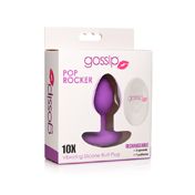 Gossip Pop Rocker Vibrating Plug Violet