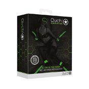 Ouch GITD BedBindingsRestraintKit NeGrn
