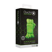Ouch GITD Rope 5m / 16ft Neon Green