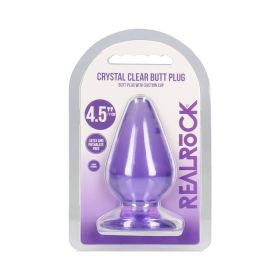 RealRock CC 4.5in Anal Plug Purple