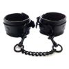 Rouge Leather Wrist Cuffs Black W/Access