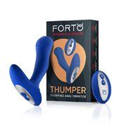Forto Thumper Anal Vibrator Blue