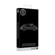 Ouch Puppy Play Silicone Bone Gag Black