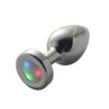 Ple'sur LED Light-Up Metal Anal Plug Sml