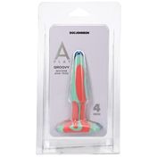 A-Play Groovy Sili Anal Plug 4in Sunrise