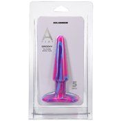 A-Play Groovy Sili Anal Plug 5in Berry