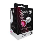 Ouch Heart Gem Butt Plug S Sil/Pnk