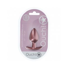 Ouch! Smooth Sili Anal Plug M 3.1in RG