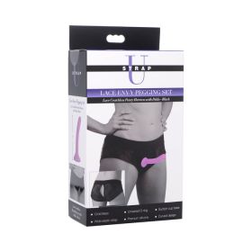 Strap U Lace Envy Pegging Set Blk