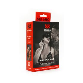 SEI MIO Eyes Wide Shut Velvet Blindfold