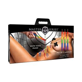 Master Series Pride Candles Rainbow 3pc