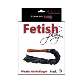 Rouge Fetish Play Vegan Wood Hand Flo BK