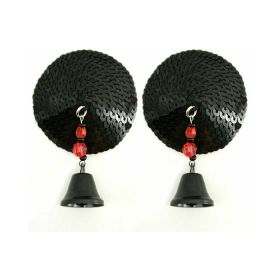 Bijoux de Nip Black Round Pasties Bells