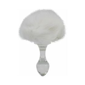 Crystal Delights Magn BunnyTail Plug Wht