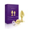 Rianne S 2pc Booty Plug Luxury Set Gold