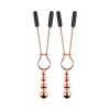 Selopa Beaded Nipple Clamps S.S. Rose Go