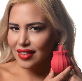 Bloomgasm - Wild Violet 10x Licking Clit Stimulator - Red