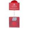 Ouch Beginner's Furry Handcuffs Red