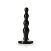Tantus Ripple Large Beaded Plug Black