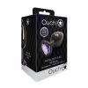 Ouch Heart Gem Butt Plug M Gun/Pur