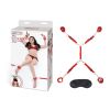 LF Bed Spreader 7pc Restraint Set Red
