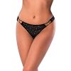 MS Glitz & Glam Tanga Black LXL